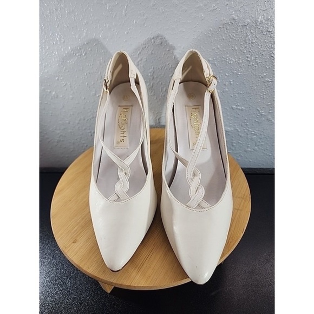 Elegant Cream Slingback Heels